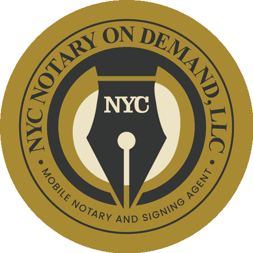 NYC Notary On Demand logo.