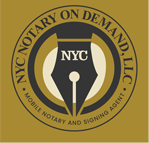 NYC Notary on Demand LLC logo.